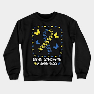 down syndrome awareness Crewneck Sweatshirt